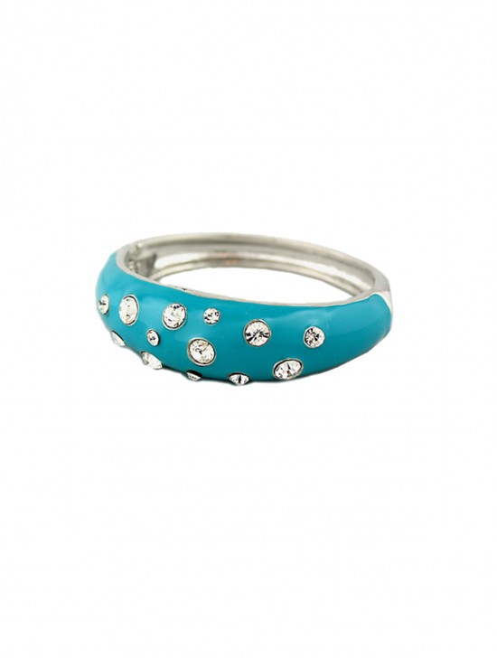 BOLD BANGLE WITH RHINESTONES